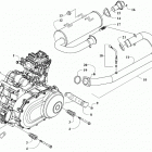 PROWLER 500 RED [U2019PAK4CUSR] Engine and exhaust [303436]