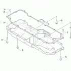WILDCAT XX XT EPS WHITE/CHARCOAL INTERNATIONAL [U2019RGX1POSW] Oil pan assembly [302860]