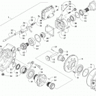 WILDCAT XX XT EPS WHITE/CHARCOAL INTERNATIONAL [U2019RGX1POSW] Front drive gearcase assembly [302836]
