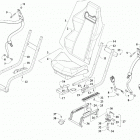 WILDCAT XX XT EPS WHITE/CHARCOAL INTERNATIONAL [U2019RGX1POSW] Seat and seat belt assembly [303249]