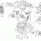 PROWLER 500 RED [U2019PAK4CUSR] Cylinder head and camshaft  /  valve assembly [303437]