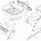 WILDCAT XX XT EPS WHITE/CHARCOAL INTERNATIONAL [U2019RGX1POSW] Cargo box and rear body assembly [303498]