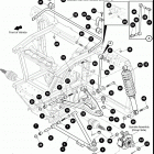 STAMPEDE 4 Front control arm assembly