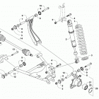 WILDCAT TRAIL BLACK [U2019W5T4CUSP] Rear suspension assembly [302070]