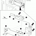 STAMPEDE 4 Cover plate, door latch - front door