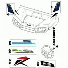 STAMPEDE Hoodsteering decals