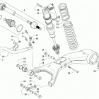 WILDCAT XX XT EPS WHITE/CHARCOAL INTERNATIONAL [U2019RGX1POSW] Rear suspension assembly [303391]