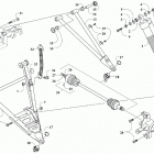 WILDCAT X EPS GRAY/ORANGE [U2019WSW1PUSC] Front suspension assembly [302977]