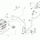 WILDCAT SPORT LTD EPS GRAY [U2019W8T2PUSC] Battery and starter motor assembly [302951]