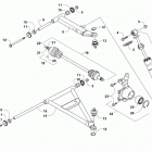 WILDCAT TRAIL BLACK [U2019W5T4CUSP] Front suspension assembly [302067]