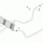 WILDCAT X EPS GRAY/ORANGE [U2019WSW1PUSC] Oil cooler assembly [98544]