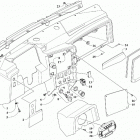 WILDCAT XX XT EPS WHITE/CHARCOAL INTERNATIONAL [U2019RGX1POSW] Dash assembly [303387]