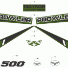 PROWLER 500 GREEN [U2019PAK4CUSG] Decals [303443]