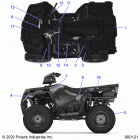 SPORTSMAN 450 HO EPS Body, decals - a20see50a1  /  a5  /  ca1  /  ca5 (900121...