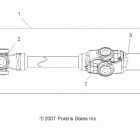 SPORTSMAN 570 EPS EUN (A20SHE57FP/S57CP/FP/CU) Drive train, front prop shaft - a20she57fp  /  s57cp  / ...