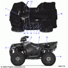SPORTSMAN 450 HO Body, decals -  a20sea50a1  /  a5  /  ca1  /  ca5 (90011...