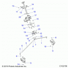 SCRAMBLER XP Steering, steering post asm. - a20sve95kr (c102159)