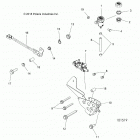 SPORTSMAN XP Brakes, brake pedal and master cylinder - a20sye95ad  / ...