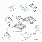 SPORTSMAN 850 HIGH LIFTER (A20SXN85A8) Body, front cab - a20sxn85a8 (100593)
