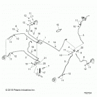 SPORTSMAN 570 X2 Brakes, brake lines - a20swe57a1  /  3a1 (702724)