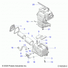 SCRAMBLER 850 48 Engine, air intake - a20sva85a3 (c102328-3)