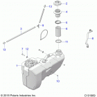 SPORTSMAN 850 SP 48 (A20SXA85A1/A7/CA7/E85A9/AF/AP/CA9/CAF/CAP) Body, fuel tank - a20sxa85a1  /  a7  /  ca7  /  e85a9  /...