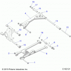 SPORTSMAN 1000 XP 48 (A20SXD95A9/E95AG/CAG) Suspension, rear control arms- a20sxe95ag  /  cag