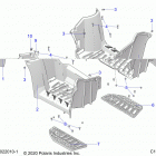SPORTSMAN 850 HIGH LIFTER Body, footwells - a20sxn85a8  /  ca8 (c102210-1)