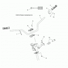 SPORTSMAN 570 SP TOURING (A20SJE57AX) Steering, handlebar and controls - a20sje57ax (49atvhand...