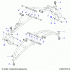 SPORTSMAN XP 1000/XP Suspension, front a-arm mounting - a20sxd95a9 (c0211318-...