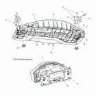 SPORTSMAN 570 X2 Body, seat, passenger, bottom - a20swe57a1  /  3a1 (49at...