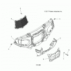 SPORTSMAN 850 HIGH LIFTER (A20SXN85A8) Body, front bumper and mounting - a20sxn85a8 (101498)