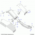 SPORTSMAN 850 SP 48 (A20SXA85A1/A7/CA7/E85A9/AF/AP/CA9/CAF/CAP) Engine, exhaust - a20sxa85a1  /  a7  /  ca7  /  e85a9  /...