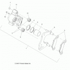 SPORTSMAN 570 EPS EUN (A20SHE57FP/S57CP/FP/CU) Brakes, brake caliper, front - a20she57fp  /  s57cp  /  ...