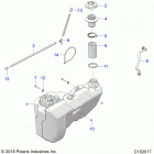 SPORTSMAN 1000 XP 48 (A20SXD95A9/E95AG/CAG) Body, fuel tank - a20sxd95a9  /  e95ag  /  cag (c102017)