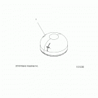 SCRAMBLER XP Body, fuel pump cover - a20sve95kr (101530)