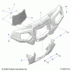 SPORTSMAN XP 1000 HIGH LIFTER (A20SXM95AL/CAL) Body, front bumper and mounting - a20sxm95al  /  cal (c1...