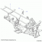 SPORTSMAN 570 X2 Chassis, frame - a20swe57a1  /  3a1 (102152)