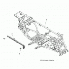 SPORTSMAN 850 SPN TOURING (A20SYE85AP) Chassis, main frame - a20sye85ap (49atvframe15850trg)