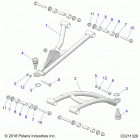 SPORTSMAN 1000 XP 48 (A20SXD95A9/E95AG/CAG) Suspension, front a-arms - a20sxd95a9
