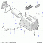 SPORTSMAN XP 1000/XP Engine, air intake - a20sxd95a9  /  e95ag  /  cag (c1020...