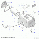 SPORTSMAN XP 1000 48 Engine, air intake - a20sxz95ag  /  cag (c102158)