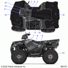 SPORTSMAN 570 PREMIUM EU TRACTOR ZUGLOF Body, decals - a20she57fp  /  s57cp  /  fp  /  cu (90015...