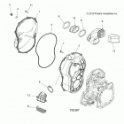SPORTSMAN TOURING XP 1000 EGI (A20SYE95KH) Body, clutch cover - a20sye95kh (100367)