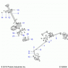 SPORTSMAN XP 1000/XP Steering, steering post asm. - a20sxd95a9  /  e95ag  /  ...