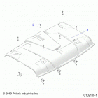 ATV RGR 150 EFI (A20HZB15A1/A2/B1/B2) Body, roof - a20hzb15a2  /  b2 (c102109-1)