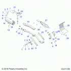 SPORTSMAN 570 X2 Engine, exhaust - a20swe57a1  /  3a1 [c0211355]