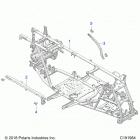 SPORTSMAN 1000 XP 48 (A20SXD95A9/E95AG/CAG) Chassis, main frame - a20sxd95a9  /  e95ag  /  cag (c101...