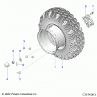 ATV RGR 150 EFI MD Wheels, rear - a20hzb15n1  /  n2 (101426-3)