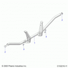 SPORTSMAN XP 1000 HIGH LIFTER (A20SXM95AL/CAL) Body, rear rack support - a20sxm95al  /  cal (c102210-11...